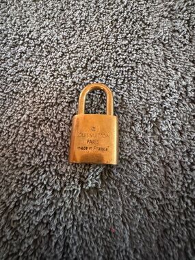 Louis Vuitton Gold-Tone Padlock #301 no key